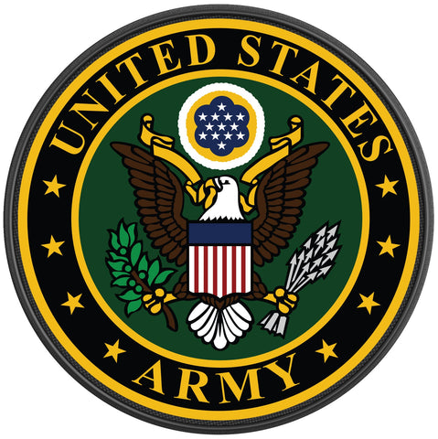 UNITED STATES ARMY PEARL  WHITE CARBON FIBER TIRE COVER