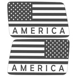 UNITED STATES OF AMERICA QUARTER WINDOW DRIVER & PASSENGER DECALS