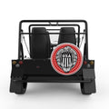 USA AMERICAN BALD EAGLE SILVER CARBON FIBER TIRE COVER FOR MOKE
