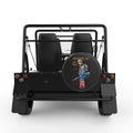 USA ARMY MEMORIAL DAY BLACK CARBON FIBER TIRE COVER FOR MOKE