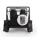 USA ARMY MEMORIAL DAY WHITE TIRE COVER FOR MOKE
