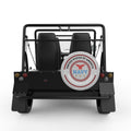 USA NAVY EAGLE SILVER CARBON FIBER TIRE COVER FOR MOKE