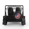 USA SUNFLOWER BLACK CARBON FIBER TIRE COVER FOR MOKE