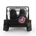 USA SUNFLOWER BLACK TIRE COVER FOR MOKE
