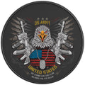 US ARMY AMERICAN FLAG PEARL  WHITE CARBON FIBER TIRE COVER