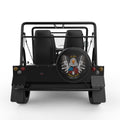 US ARMY AMERICAN EAGLE BLACK TIRE COVER FOR MOKE