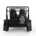 US ARMY FIGHT FOR FREEDOM BLACK TIRE COVER FOR MOKE