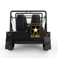 US ARMY LOGO BLACK TIRE COVER FOR MOKE