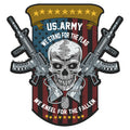 US ARMY SKULL AND GUNS