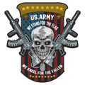 US ARMY SKULL AND GUNS