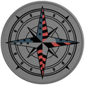 Us Flag Compass