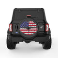 US FLAG LIPS BLACK TIRE COVER