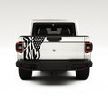 US FLAG DISTRESSED TAILGATED SIDE GRAPHIC DECAL FITS JEEP GLADIATOR