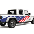 Us Flag Side Graphic Decal For Jeep Gladiator