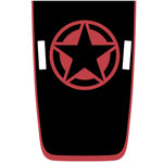 US MILITARY STAR JEEP GLADIATOR HOOD DECALS