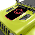 US MILITARY STAR JEEP WRANGLER HOOD DECALS