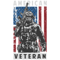 US VETERAN AMERICAN FLAG