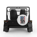 US VETERAN AMERICAN FLAG WHITE TIRE COVER FOR MOKE