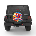 UTAH PEARL  WHITE CARBON FIBER TIRE COVER