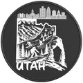 UTAH COMPILATION BLACK CARBON FIBER TIRE COVER