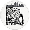 UTAH COMPILATION PEARL  WHITE CARBON FIBER TIRE COVER
