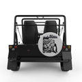 UTAH COMPILATION SILVER CARBON FIBER TIRE COVER FOR MOKE