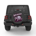 ULTIMATE WEIRDOS OF THE NIGHT PEARL  WHITE CARBON FIBER TIRE COVER