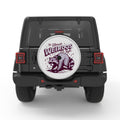 ULTIMATE WEIRDOS OF THE NIGHT SILVER CARBON FIBER TIRE COVER