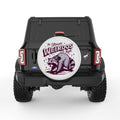 ULTIMATE WEIRDOS OF THE NIGHT PEARL  WHITE CARBON FIBER TIRE COVER