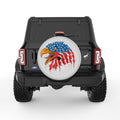 UNITED STATES AMERICAN EAGLE SILVER CARBON FIBER TIRE COVER