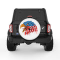 UNITED STATES AMERICAN EAGLE WHITE TIRE COVER