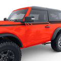 UPPER SIDE BODY STRIPES BODY GRAPHIC DECAL FITS 2021+ FORD BRONCO 2 DOOR