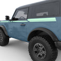 UPPER SIDE BODY STRIPES DOOR DECAL FITS 2021+ FORD BRONCO 2 DOOR