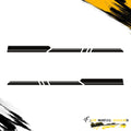 UPPER SIDE BODY STRIPES SIDE GRAPHIC DRIVER & PASSENGER DECALS