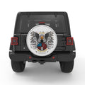 US ARMY AMERICAN Eagle SILVER CARBON FIBER TIRE COVER