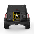 US ARMY LOGO BLACK TIRE COVER