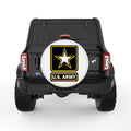 US ARMY LOGO WHITE TIRE COVER