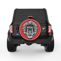 USA AMERICAN BALD EAGLE BLACK TIRE COVER