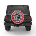 USA AMERICAN BALD EAGLE WHITE TIRE COVER