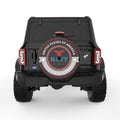USA NAVY EAGLE BLACK TIRE COVER