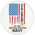 VETERAN OF THE UNITED STATES NAVY BLACK TIRE COVER