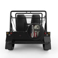 VETERAN SKULL AND GUNS BLACK TIRE COVER FOR MOKE