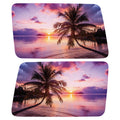VIOLET SUNRISE QUARTER WINDOW DRIVER & PASSENGER DECALS