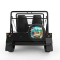 VIRGINIA BLACK CARBON FIBER TIRE COVER FOR MOKE