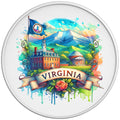 VIRGINIA WHITE TIRE COVER