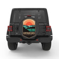 VOYAGEURS PEARL  WHITE CARBON FIBER TIRE COVER