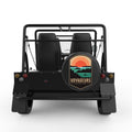 VOYAGEURS BLACK CARBON FIBER TIRE COVER FOR MOKE