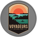 VOYAGEURS SILVER CARBON FIBER TIRE COVER