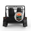VOYAGEURS SILVER CARBON FIBER TIRE COVER FOR MOKE