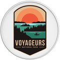 VOYAGEURS WHITE TIRE COVER